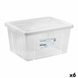 Scatola portaoggetti con coperchio Tontarelli Linea box 47 x 36 x 24,5 cm (6 Unità)
