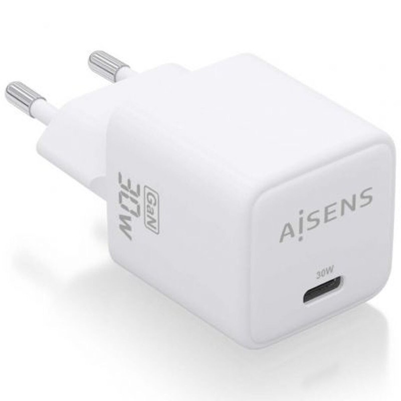 Caricabatterie da Parete Aisens ASCH-30W1P035-W Bianco 30 W (1 Unità) Caricabatterie da Parete Aisens ASCH-30W1P035-W Bianco 30 W (1 Unità)