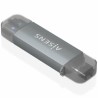 Lettore di Schede Esterno Aisens ASCR-2AC08-GR Grigio (1 Unità)