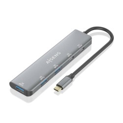 Hub USB Aisens A109-0857 Grigio (1 Unità)