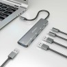 Hub USB Aisens A109-0857 Grigio (1 Unità)