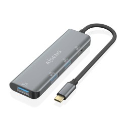 Hub USB Aisens A109-0762 Grigio (1 Unità)