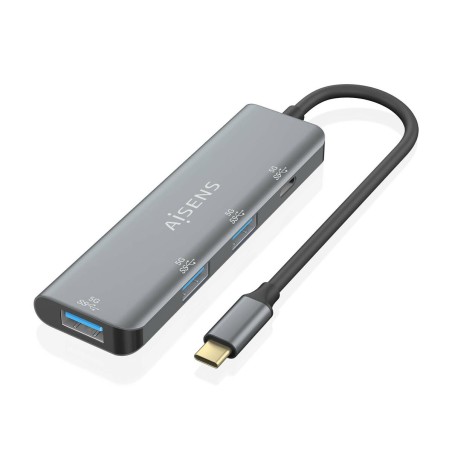 Hub USB Aisens A109-0762 Grigio (1 Unità)