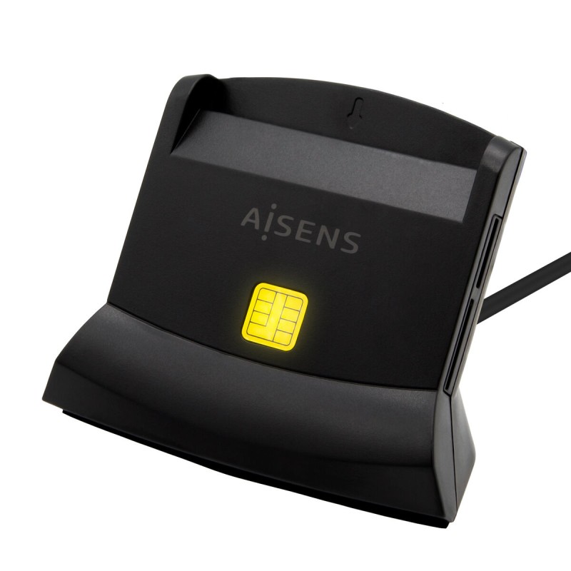 Lettore di Schede DNI/SIP Aisens ASCR-SN04CSD-BK Nero Lettore di Schede DNI/SIP Aisens ASCR-SN04CSD-BK Nero
