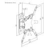 Supporto TV Aisens WT42TSL-273 13" 20 kg