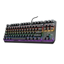 Tastiera per Giochi Trust 24407 Nero Qwerty in Spagnolo