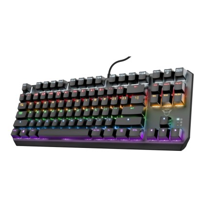 Tastiera per Giochi Trust 24407 Nero Qwerty in Spagnolo