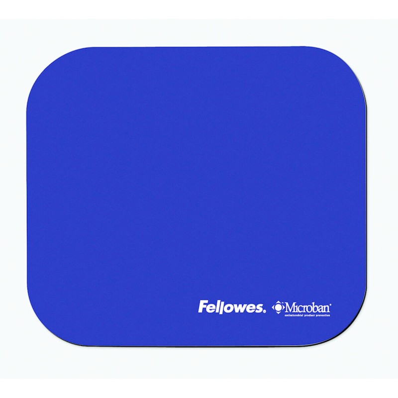 Tappetino per Mouse Fellowes Microban Azzurro Tappetino per Mouse Fellowes Microban Azzurro
