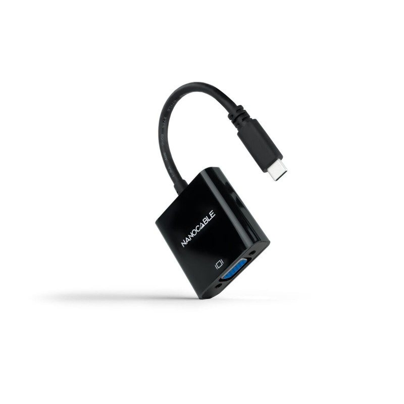 Adattatore USB con VGA NANOCABLE 10.16.4101-BK 0,1 m Adattatore USB con VGA NANOCABLE 10.16.4101-BK 0,1 m