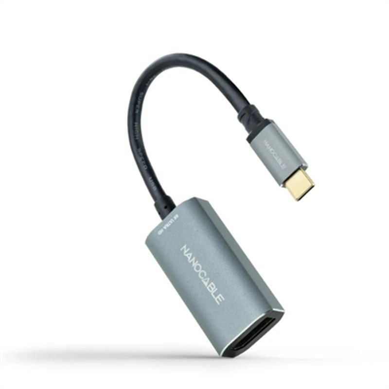 Adattatore USB-C con DisplayPort NANOCABLE 10.16.4104-G Grigio 15 cm 8K Ultra HD Adattatore USB-C con DisplayPort NANOCABLE 10.16.4104-G Grigio 15 cm 8K Ultra HD