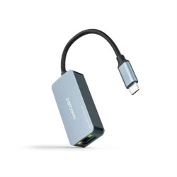 Adattatore USB-C con Rete RJ45 NANOCABLE 10.03.0410 Grigio