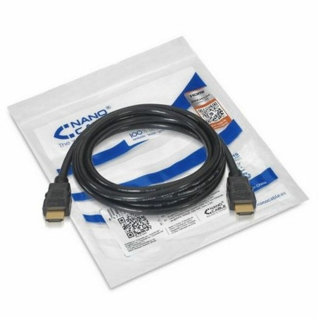 Cavo HDMI NANOCABLE HDMI V2.0, 1.5m V2.0 4K 1,5 m Nero 1,5 m