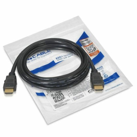 Cavo HDMI NANOCABLE HDMI V2.0, 1.5m V2.0 4K 1,5 m Nero 1,5 m