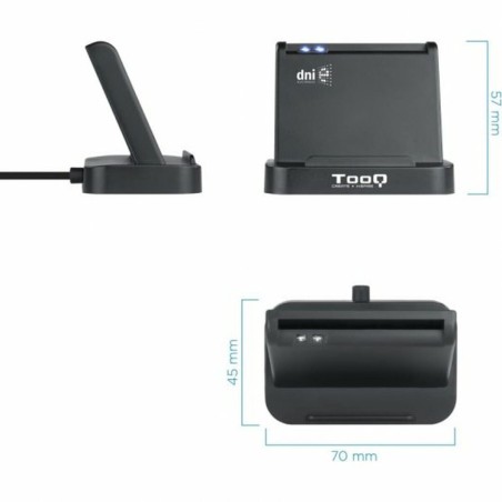 Lettore di Schede Intelligenti TooQ TQR-220B Nero