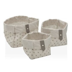 Set di Cestini Versa 14 x 14 x 14 cm Stelle