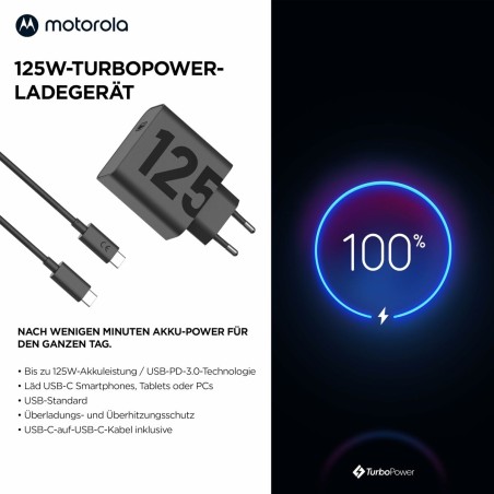 Caricabatterie da Parete Motorola PG38C06280 Nero