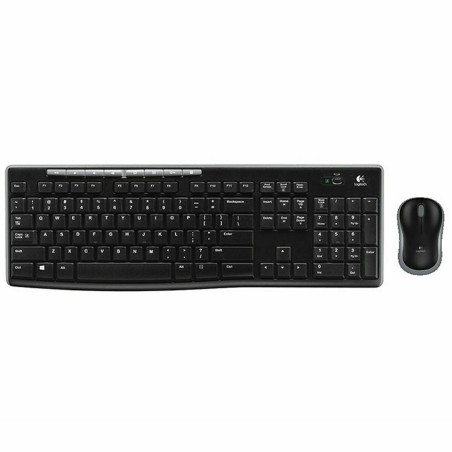 Tastiera Logitech Wireless Combo MK270 Nero Qwerty in Spagnolo