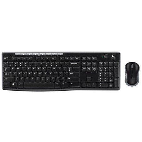 Tastiera Logitech Wireless Combo MK270 Nero Qwerty in Spagnolo