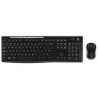 Tastiera Logitech Wireless Combo MK270 Nero Qwerty in Spagnolo