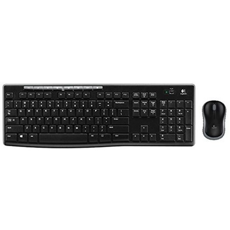 Tastiera Logitech Wireless Combo MK270 Nero Qwerty in Spagnolo