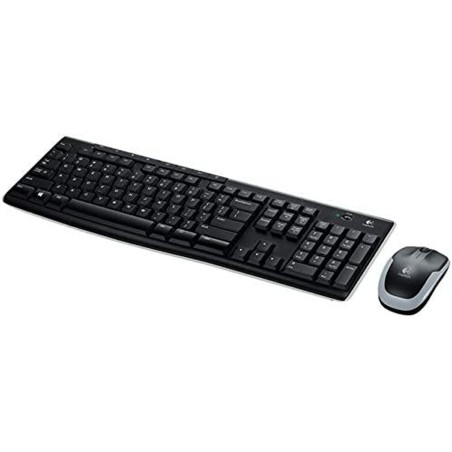 Tastiera Logitech Wireless Combo MK270 Nero Qwerty in Spagnolo
