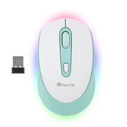 Mouse NGS SMOG-RB MINT Verde 1600 dpi Senza Fili