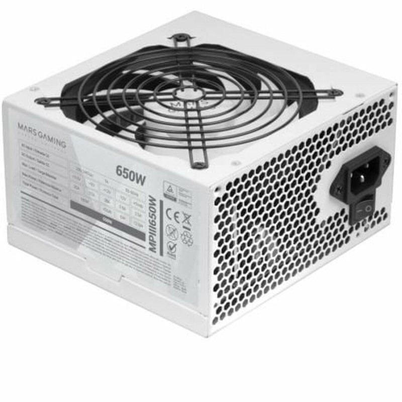 Fonte di Alimentazione Mars Gaming MPIII650W ATX 650 W Fonte di Alimentazione Mars Gaming MPIII650W ATX 650 W