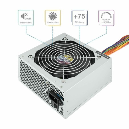 Fonte di Alimentazione TooQ TQAPOLO-500SP ATX 500 W 500W