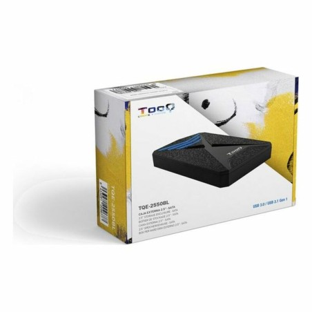 Involucro per Hard Disk TooQ TQE-2550BL 2,5" USB 3.0 Azzurro Nero 2,5"