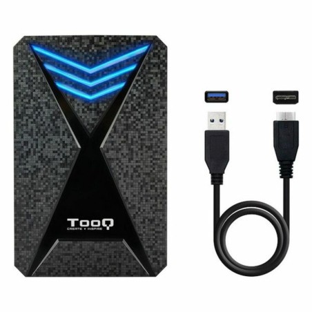 Involucro per Hard Disk TooQ TQE-2550BL 2,5" USB 3.0 Azzurro Nero 2,5"