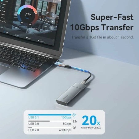 Adattatore USB con USB-C Vention CUAH0