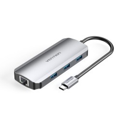 Hub USB Vention TOHHB Argentato