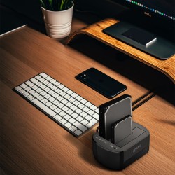 Base di ricarica Aisens ASDS-D03B Nero