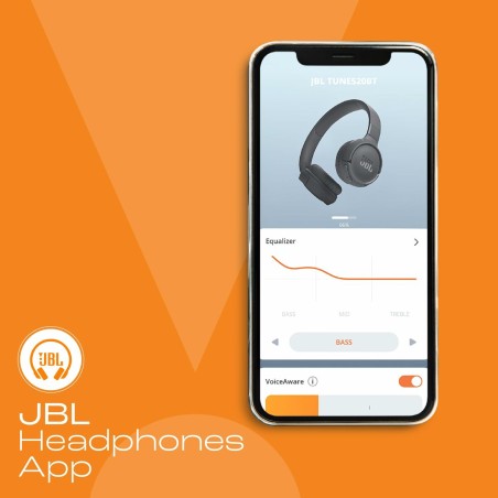 Auricolari JBL TUNE 520BT BK Nero