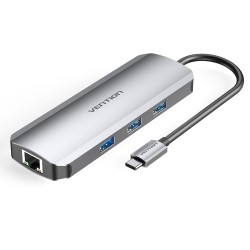 Hub USB Vention TOKHB 100 W Argentato
