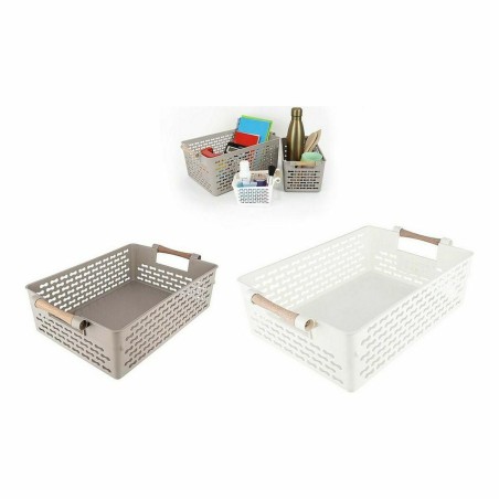 Cestino Multiuso Confortime Legno 37 x 23 x 11 cm 32 x 22,5 x 10 cm (18 Unità)