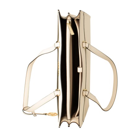 Borsa a Spalla Michael Kors 35F4GTVT9L-LT-CREAM Beige 37 x 28 x 12 cm