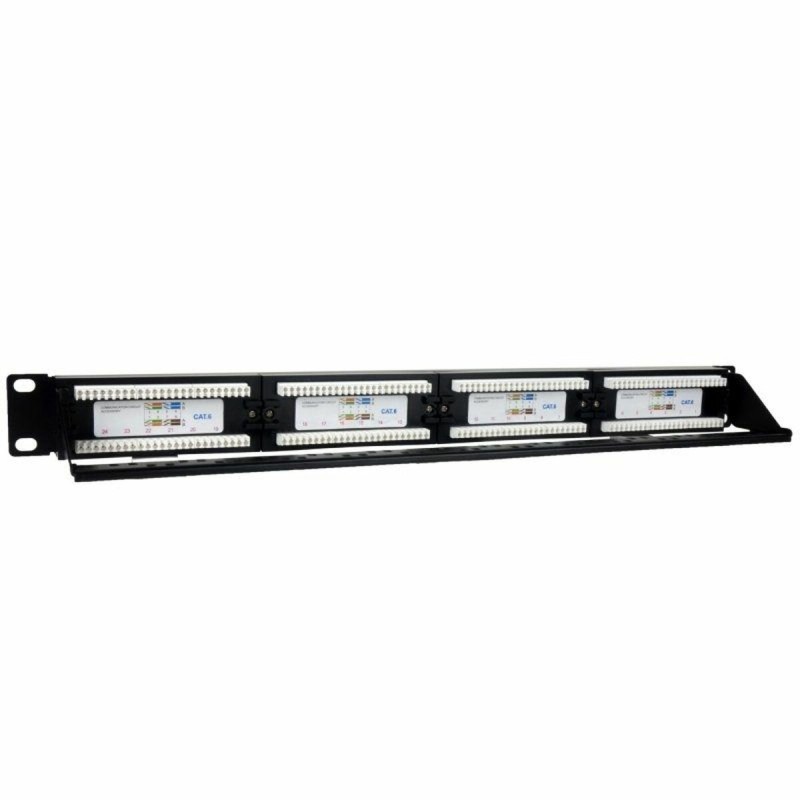 Patch Panel 24 Porte UTP Categoria 6 Phasak PU 2424 Patch Panel 24 Porte UTP Categoria 6 Phasak PU 2424