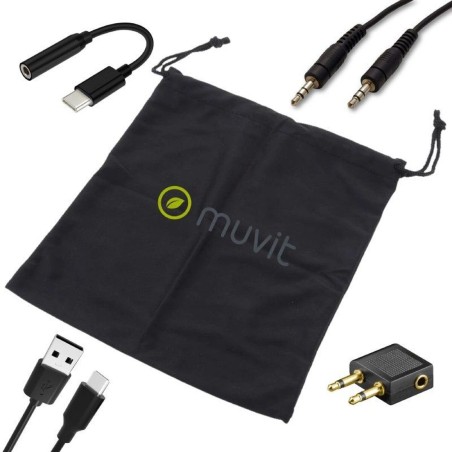 Auricolari Bluetooth Muvit MCHPH0011 Nero