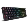 Tastiera per Giochi Krom Kluster Nero Qwerty in Spagnolo