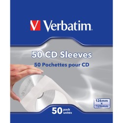 Custodia Hard Disk Verbatim Fundas de CD, paq 50