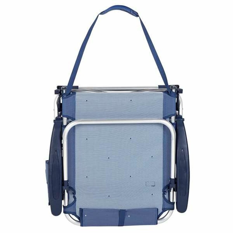 Sedia Pieghevole Aktive Blu scuro 51 x 45 x 76 cm Spiaggia