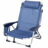 Sedia Pieghevole Aktive Blu scuro 51 x 45 x 76 cm Spiaggia