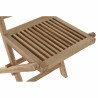 Sedia da giardino DKD Home Decor Marrone 57 x 47 x 90 cm Teca (57 x 47 x 90 cm)