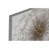 Quadro Home ESPRIT Bianco Grigio Tela Legno MDF Romantico 80 x 3 x 80 cm (2 Unità)