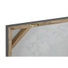 Quadro Home ESPRIT Bianco Grigio Tela Legno MDF Romantico 80 x 3 x 80 cm (2 Unità)