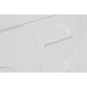 Quadro Home ESPRIT Bianco polistirene Tela Astratto Scandinavo 40 x 4,8 x 50 cm (3 Unità)