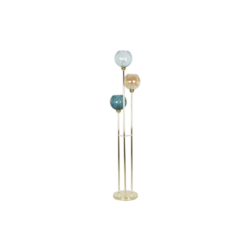 Lampada da Terra DKD Home Decor Multicolore Dorato Metallo Cristallo 50 W 220 V 45 x 45 x 160 cm Lampada da Terra DKD Home Decor Multicolore Dorato Metallo Cristallo 50 W 220 V 45 x 45 x 160 cm