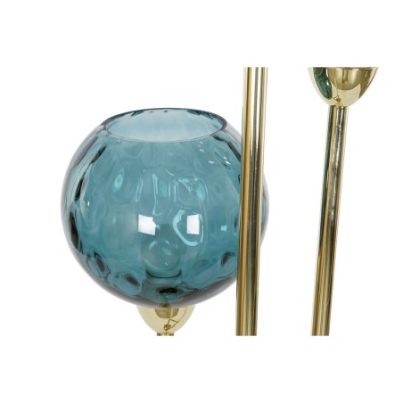 Lampada da Terra DKD Home Decor Multicolore Dorato Metallo Cristallo 50 W 220 V 45 x 45 x 160 cm