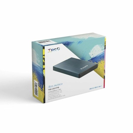 Scatola Esterna TooQ TQE-2527PB Azzurro 2,5"